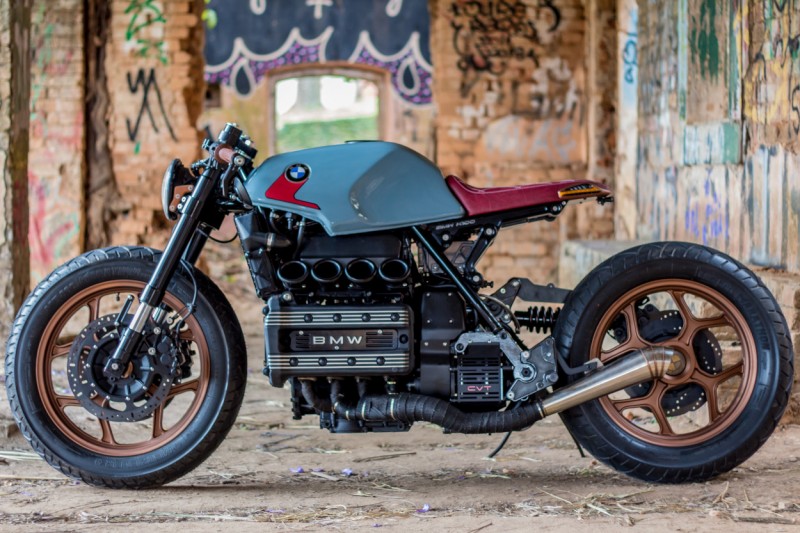 Automatic Brick: BMW K100 CVT Cafe Racer – BikeBound