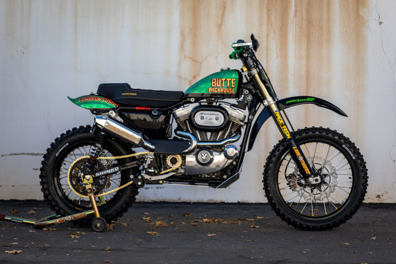 Desert Hooligan: “Bajarley” Sportster Enduro – BikeBound