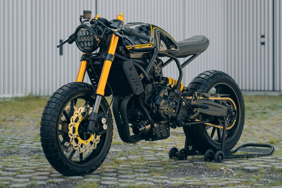Debutant: A custom Yamaha MT-07 from a new Belgian shop
